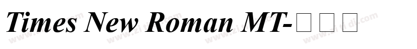 Times New Roman MT字体转换